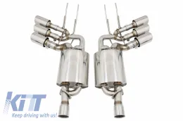 image-36-Complete Exhaust System suitable for Mercedes G-Class W463 (2009-2018) G500 G55 G63 G65 Triple Muffler Tips with Valvetronic