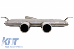 Complete Exhaust System suitable for VW Golf 7 VII Mk7 (2013-2019) Hatchback 3/5 Door R400 R-Design Quad-image-6040665
