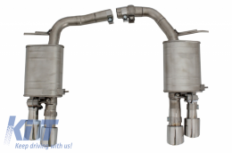 Complete Exhaust System suitable for VW Passat CC (2012-2017) turbo inline 4-cylinder petrol Engine (2.0 TFSI EA888) with Valvetronic-image-6045317