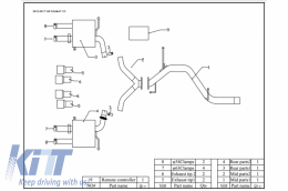 Complete Exhaust System suitable for VW Passat CC (2012-2017) turbo inline 4-cylinder petrol Engine (2.0 TFSI EA888) with Valvetronic-image-6045329