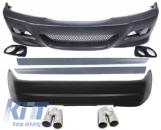 image-34-Complete Exterior Body Kit suitable for BMW E46 (98-05) 3 Series 4D Limousine M3 CSL Design with Exhaust Muffler Tips ACS-design