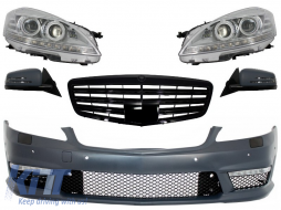 image-74-Complete Facelift Retrofit Front Conversion suitable for Mercedes W221 S-Class (2005-2009) S63 S65 Design