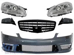 image-51-Complete Facelift Retrofit Front Conversion suitable for Mercedes W221 S-Class (2005-2009) S63 S65 Design