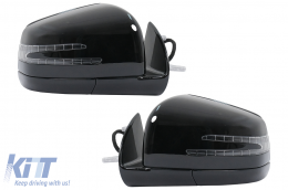 Complete Mirror Assembly suitable for Mercedes ML-CLASS W164 (2005-2011) GL-CLASS X164 (2006-2012) Facelift Look - CMAMBW164