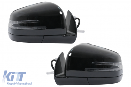 Complete Mirror Assembly suitable for Mercedes ML-class W164 (2005-2011) GL-class X164 (2006-2012) Facelift Look