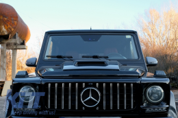 Complete Mirror Assembly suitable for Mercedes G-Class W463 (1989-2017) 2018 Facelift Design Dynamic Turn Signal Light-image-6057511