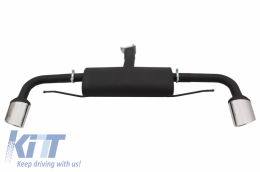 Complete Sport Muffler Exhaust System suitable for AUDI TT 8J Coupe (2006-2014) - ESAUTT8J