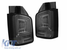Complete tuning LED tail lights fully tinted suitable for Volkswagen T5 04.2003-2009, left and right - ABTLV6021121