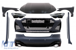 image-65-Complete Wide Body Kit suitable for Audi A7 4G Facelift (2015-2017) Conversion to 2020+ RS Design