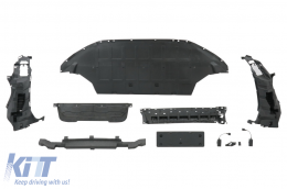 Compléter Body Kit pour BMW X4 SUV G02 2018+ Diffuseur Épuiser Conseils Noir brillant-image-6089671