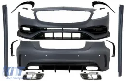 image-27-Compléter Body Kit & Épuiser Conseils pour Mercedes A W176 2012-2018 Facelift A45 Look