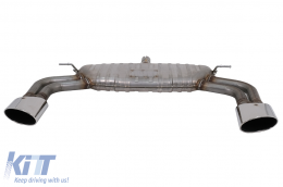 image-7-Compléter Système d'échappement pour AUDI A3 8V Berline Cabrio 2012-2019 S3 Look