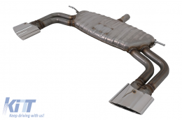 Completo Sistema escape para AUDI A3 8V Sedan Cabrio 2012-2019 S3 Look-image-6059524