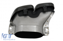 Conseils d'échappement pour Mercedes C W205 S205 C205 A205 C63 C63S Facelift 2019+ Noir-image-6076727