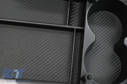 Consola central Caja almacenaje para Tesla Model S 2012+ Model X 2015+ Negro-image-6070410