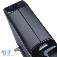 Consola central de lujo con nevera negra brillante adecuada para VW T6 T6.1-image-6257352