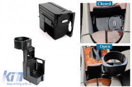 image-8-Consola central Portavasos para Mercedes CLS W219 03-10 E W211 S211 02-09 Negro