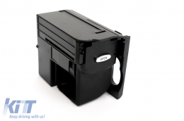 Console centrale Portabicchieri per Mercedes CLS W219 03-10 E W211 S211 02-09 Nero-image-6085164