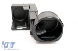 Console centrale Porte-gobelet pour Mercedes CLS W219 03-10 E W211 S211 02-09 Noir-image-6085170