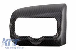 Console Panneau Tableau bord Changer Cadre Carbone pour Mercedes W177 V177 LHD-image-6045120