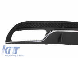 Conversion Body Kit suitable for Mercedes C-Class W205 S205 (2014-2018) C63 Design Front Bumper with Rear Diffuser and Exhaust Tips-image-5991182