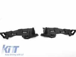 Conversion Body Kit suitable for Mercedes C-Class W205 S205 (2014-2018) C63 Design Front Bumper with Rear Diffuser and Exhaust Tips-image-5997888
