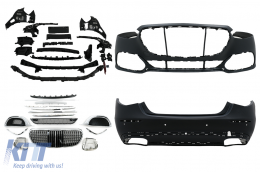 Conversion Body Kit suitable for Mercedes S-Class W223 Limousine (2020-up) M-Design Black-image-6097666