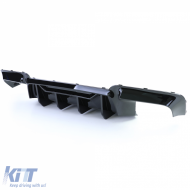 Conversion de diffuseur arrière + sorties en titane adaptées pour BMW F10 F11 520 523 525 528 530-image-6194043