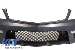 Conversión de kit de carrocería para Mercedes W204 07-14 Faros Clase C Facelift C63 Look-image-5995063