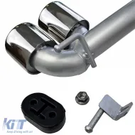 Conversion de la sortie d'échappement duplex à 4 tuyaux adaptée pour BMW F32 F33 F36 425 428 430-image-6193911