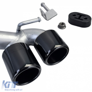 Conversion de la sortie d'échappement duplex à 4 tuyaux adaptée pour BMW F32 F33 F36 425 428 430-image-6200697