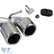 Conversion du tuyau d'échappement duplex à 4 sorties adapté pour BMW F30 F31 320 325 328 330-image-6199812