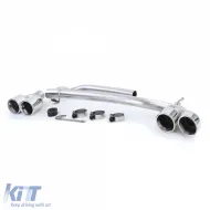 Conversion du tuyau d'échappement duplex au look sportif pour BMW Série 5 F10 F11 520 525 528 530-image-6195456