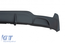 Conversion en M Look Diffuseur & Aileron coffre pour BMW 4 F32 2013+ Noir mat-image-6062625