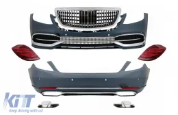 image-50-Conversion Kit Feux arrières Full LED Dynamique pour Mercedes S W222 13-17 M-Design