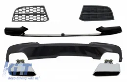 image-52-Conversion Kit Spoiler and Air Diffuser suitable for BMW 5 Series F10 F11 Sedan Touring (2010-2017) M-Technik to M-Performance Sport M550 Design