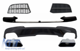 image-54-Conversion Kit Spoiler and Air Diffuser suitable for BMW 5 Series F10 F11 Sedan Touring (2010-2017) M-Technik to M-Performance Sport M550 Design