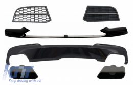 image-55-Conversion Kit Spoiler and Air Diffuser suitable for BMW 5 Series F10 F11 Sedan Touring (2010-2017) M-Technik to M-Performance Sport M550 Design