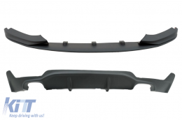 image-34-Conversion Package to M Design Air Diffuser With Front Bumper Spoiler Lip suitable for BMW F32 F33 F36 4 Series (2013-2019)
