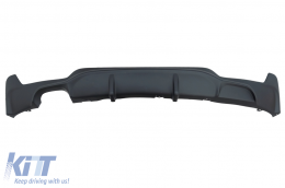 Conversion Package to M Performance Design Air Diffuser With Trunk Spoiler and Mirror Covers suitable for BMW 4 Series Coupe F32 (2013-up) Matte Black-image-6062651