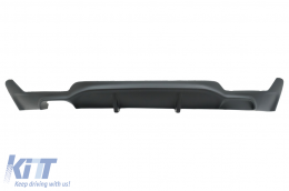 Conversion Package to M Performance Design Bumper Lip With Trunk Spoiler and Mirror Covers suitable for BMW 4 Series Coupe F32 (2013-2019) Double Air Diffuser-image-6062666