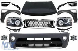 image-11-Conversión para Sport L320 05-13 Autobiografí­a Look Parachoques Faros LED Capó