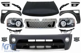 image-10-Conversion pour Sport L320 05-13 Autobiography Look Pare-chocs Phares Capot