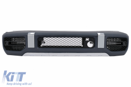 Conversion to 2018 Complete Front Bumper suitable for Mercedes G-Class W463 (2008-2017) G63 Design-image-6072903