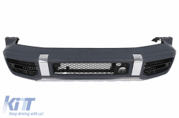 Conversion to 2018 Complete Front Bumper suitable for Mercedes G-Class W463 (2008-2017) G63 Design-image-6072906