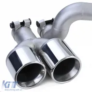 Conversione del terminale di scarico duplex sportivo per BMW Serie 5 F10 F11 520 525 528 530-image-6195454