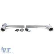 Conversione del terminale di scarico duplex adatta per BMW F30 F31 316 318 320 F32 F33 F36 418 420-image-6200982