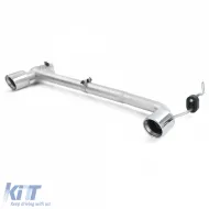 Conversione del terminale di scarico duplex adatta per BMW F30 F31 316 318 320 F32 F33 F36 418 420-image-6200985