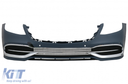 Convesion Body Kit katállhlo gia Mercedes S-Class W222 Ananéosh (2013-2017) me Fanária Emprós kai Fotistiká Píso Fóta Plírhs LED-image-6069040