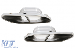 Convesion Body Kit katállhlo gia Mercedes S-Class W222 Ananéosh (2013-2017) me Fanária Emprós kai Fotistiká Píso Fóta Plírhs LED-image-6069050